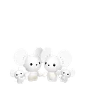 イッカネズミ(4ひきかぞく)の色違い画像