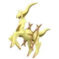 アルセウス(じめんタイプ)の色違い画像