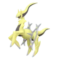 アルセウス(はがねタイプ)の色違い画像