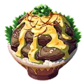 極上チーズケモノ肉丼