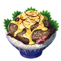 上チーズケモノ肉丼