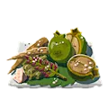 塩焼き山菜