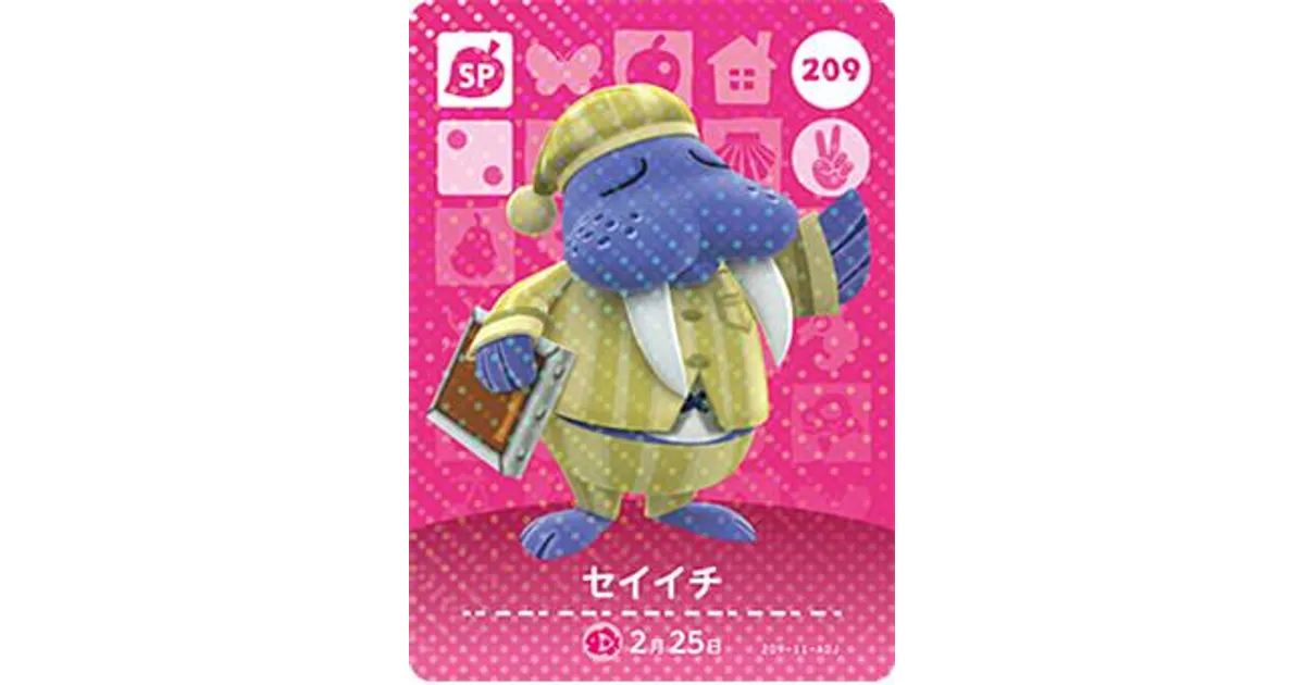 セイイチ　どうぶつの森　カード e PR どうぶつの森＋ カードe PR プロモカード セイイチ ゲーム