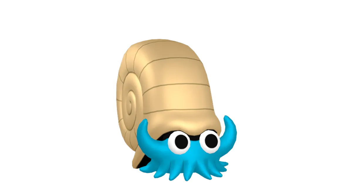 【箱なし】オムナイト　オムスター　初期　ポケモン　金銀　モンコレ 箱なし】オムナイト オムスター 初期 ポケモン 金銀 モンコレ