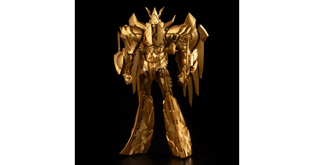 ライディーン　レア　期間限定出品　ゴールドフィギュア 勇者ライディーン】50周年に純金フィギュアが個数限定で登場