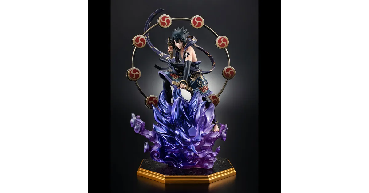 NARUTO PreciousG.E.M. うちはサスケ フィギュア　雷神 PreciousG.E.M.シリーズ NARUTO-ナルト- 疾風伝 うちはサスケ 雷神