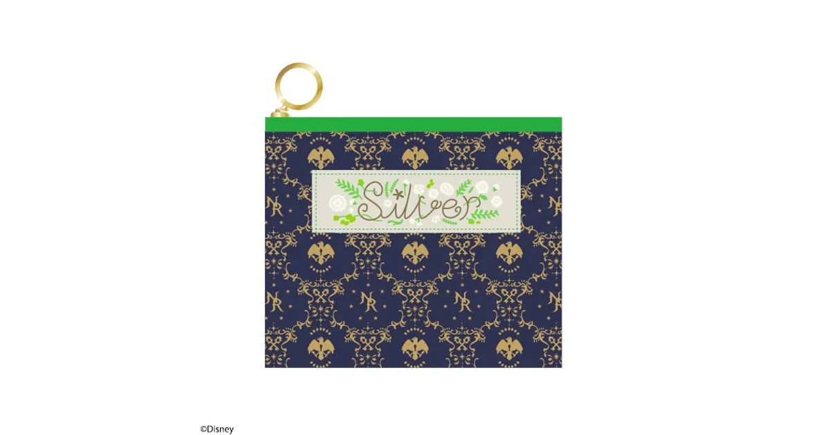 ツイステ】ブルームネーム刺繍入りポーチ シルバーの予約開始
