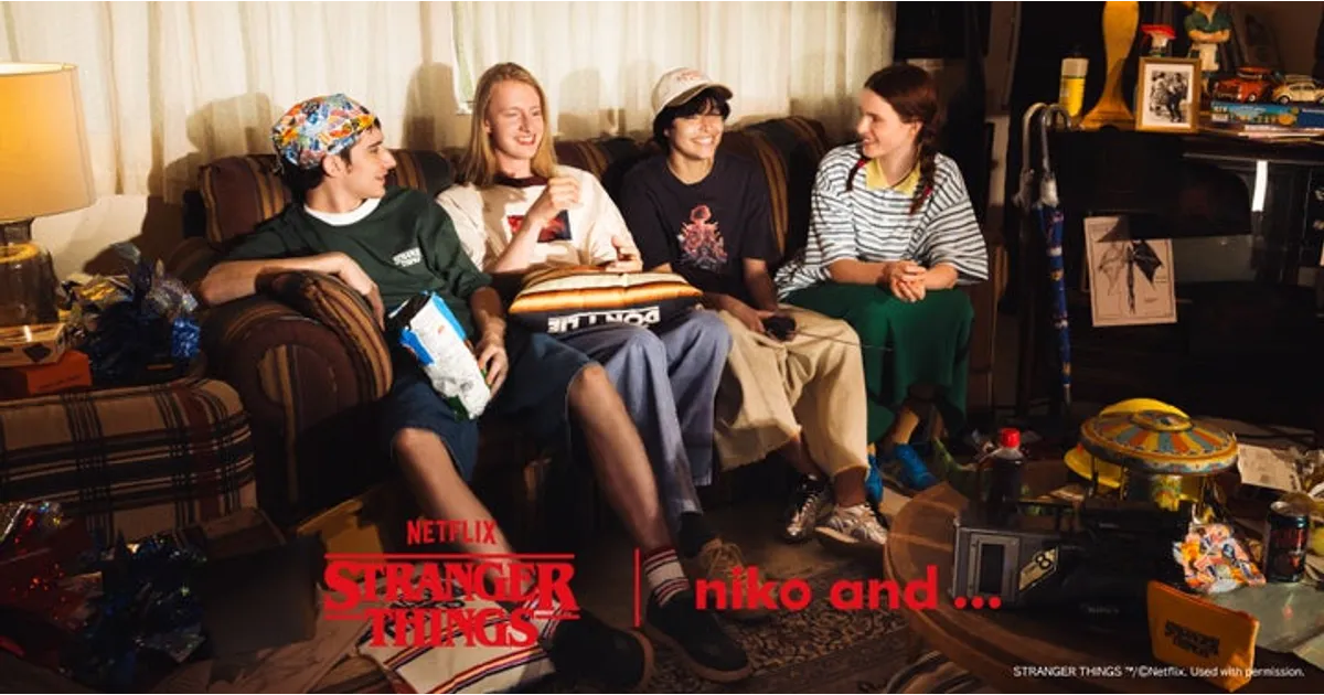ニコアンド × ストレンジャーシングス コラボ！2025年夏、全アイテム