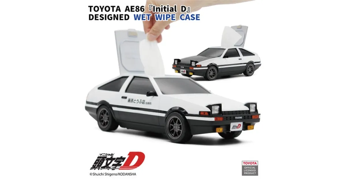 頭文字D イニシャルD ドリフトシーンティッシュケース　2種 美品/非売品】頭文字D ドリフトシーンティッシュケース 2種セット 頭文字D