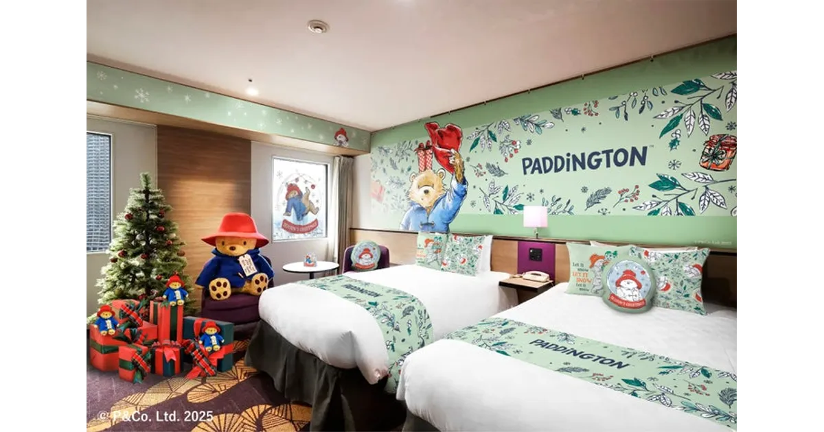 パディントンと過ごすクリスマス！サンシャインシティプリンスホテルの