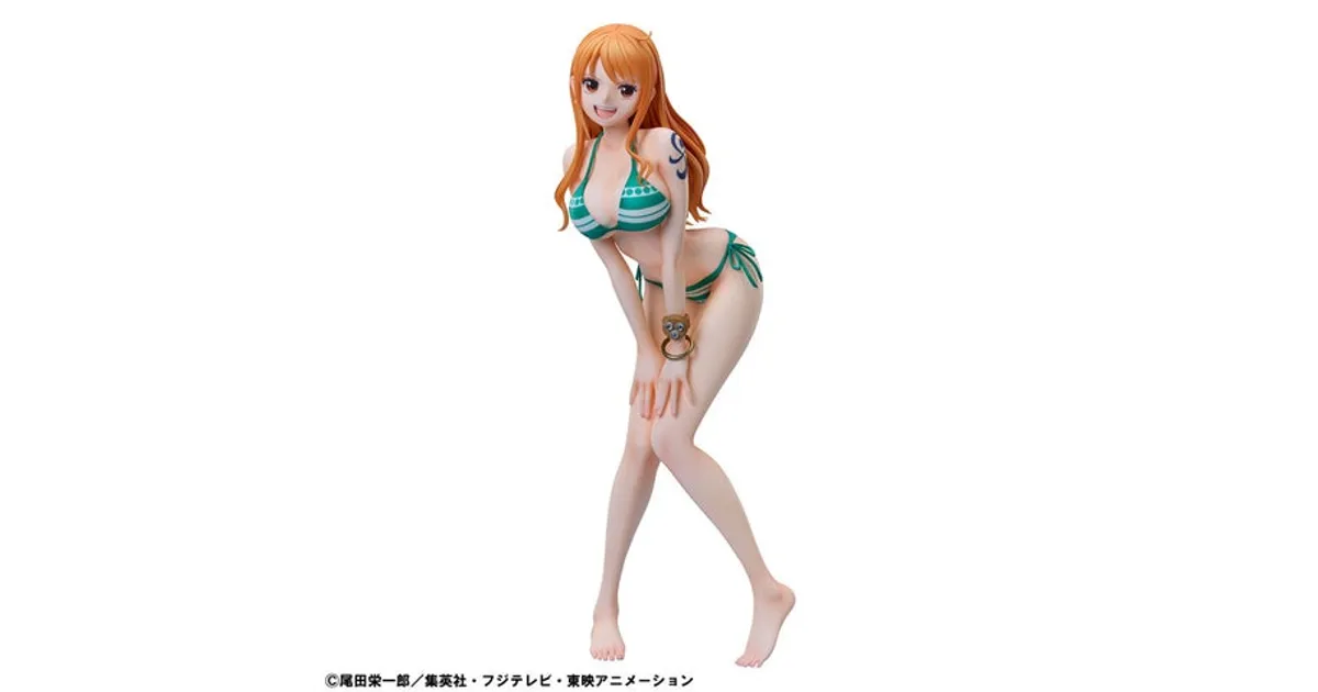 ☆EfelT☆　ナミ　ビキニver高画質HQ-各サイズブロマイド4枚セット ONE PIECE】ナミ水着姿フィギュアが1/4スケールで登場！価格や