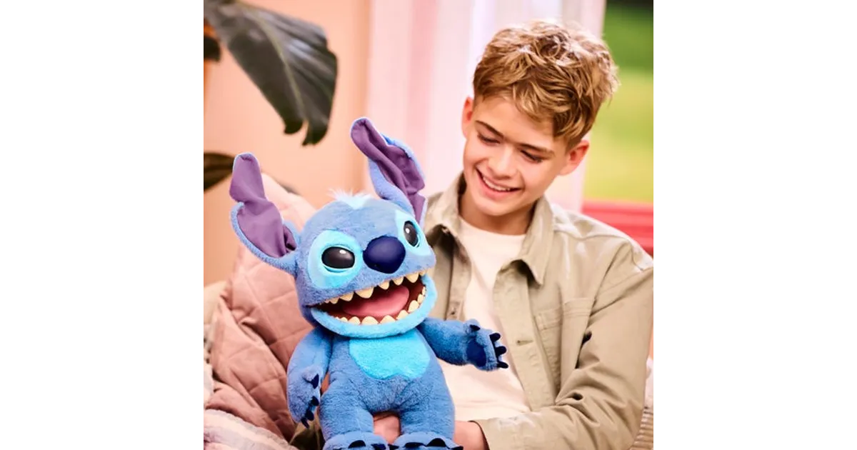 スティッチ リアルパペット お喋り 本物みたいに動いておしゃべりする！スティッチの”遊べる最先端