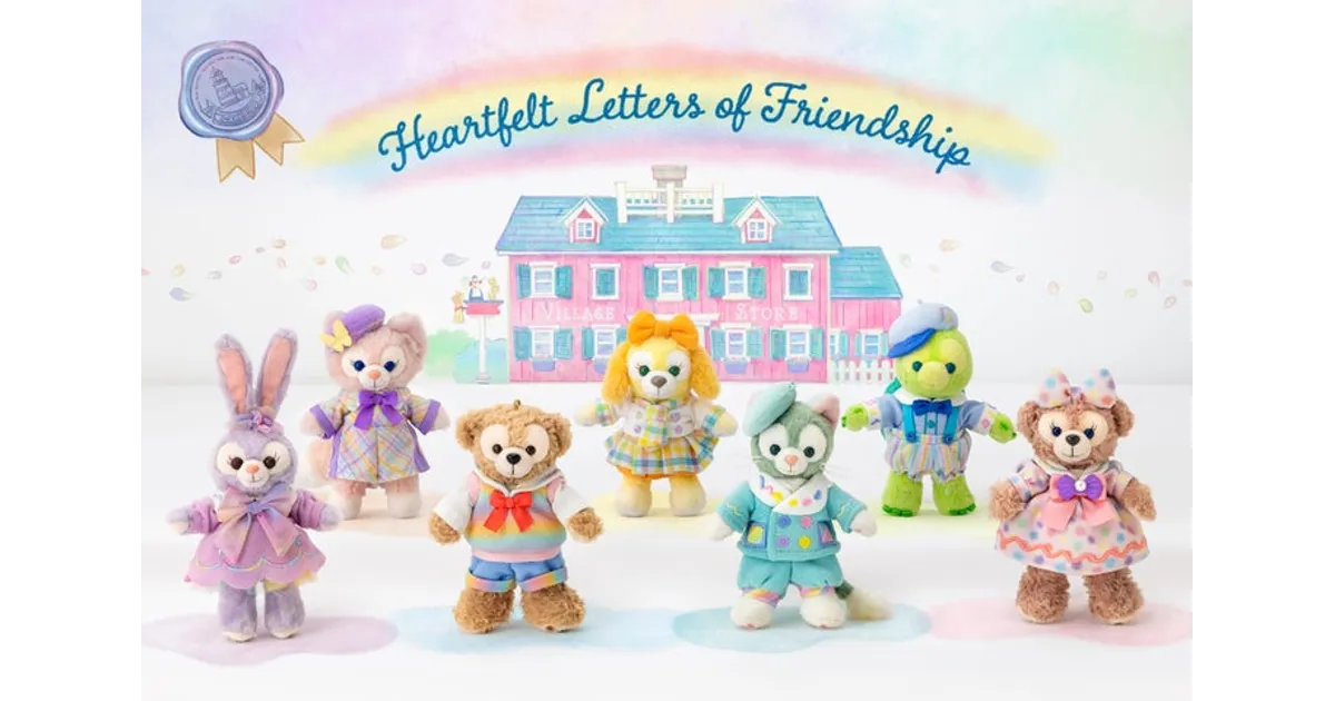 ダッフィー＆フレンズ新グッズ！ハートフェルトレターズのぬいぐるみや