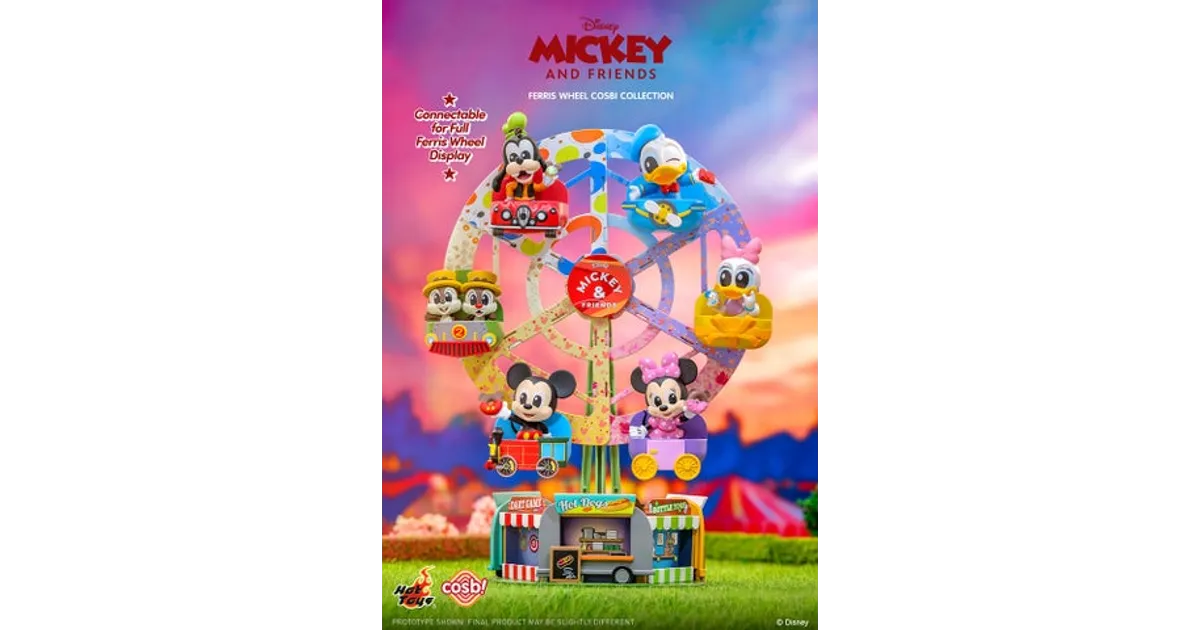 ミッキー＆フレンズ コスビ観覧車コレクション！全6種をコンプリートし