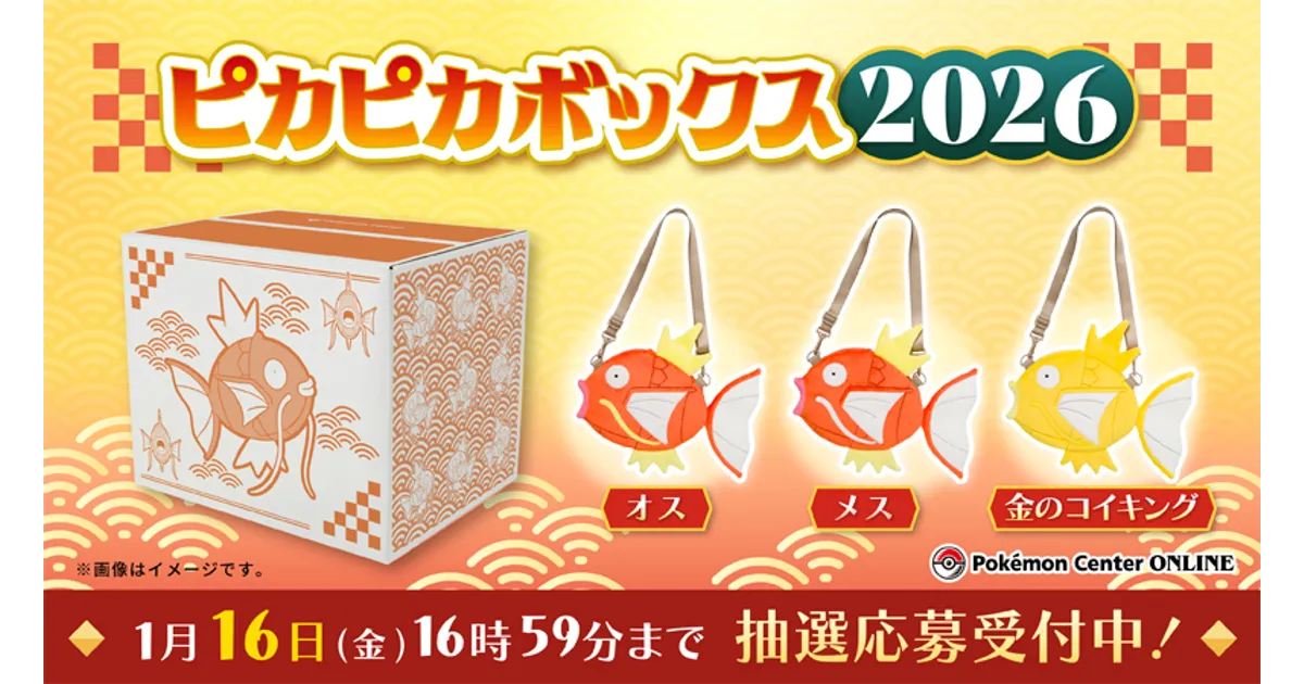 ポケモン福袋「ピカピカボックス2026」追加抽選！応募方法＆期間まとめ