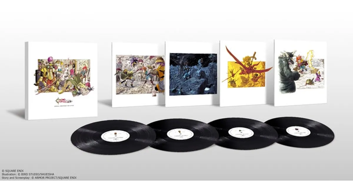 クロノトリガー レコードBOX発売！鳥山明氏イラスト＆MP3付き｜発売日