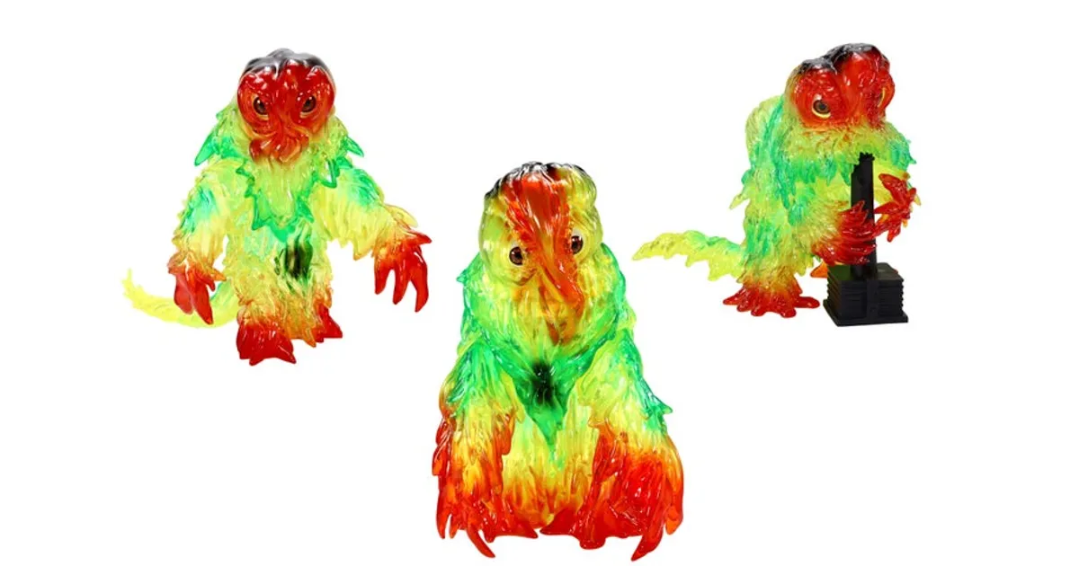 鮮やかな『ヘドラ』の限定ソフビ！ゴジラ・ストア限定クリアVer.が登場