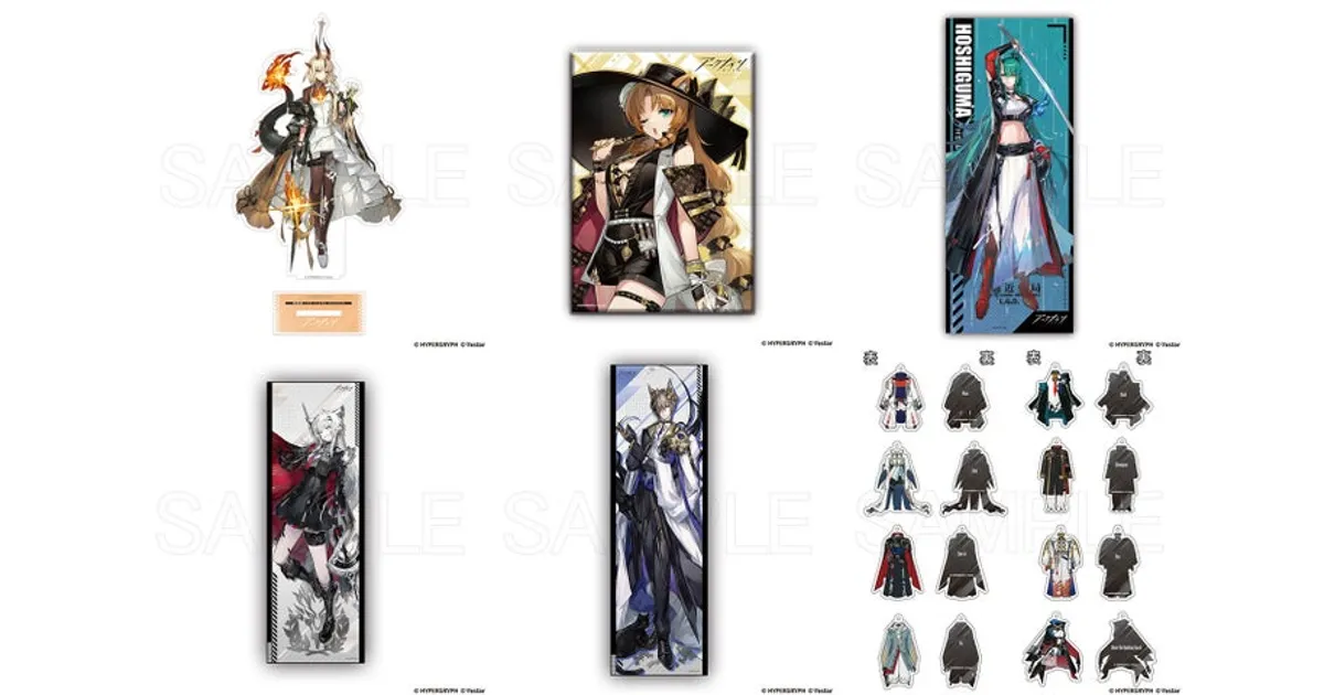 アークナイツ新グッズ続々！8イチビ8氏イラストの限定商品があみあみで