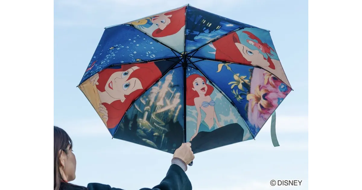 ディズニー、ピクサー】晴雨兼用折りたたみ傘7種新発売！銀座三越で