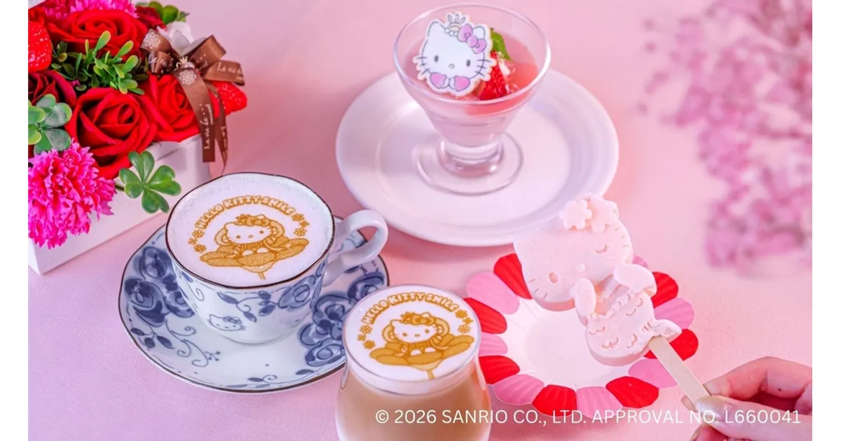 ハローキティスマイル 春限定デザート登場！メニュー・期間・価格は