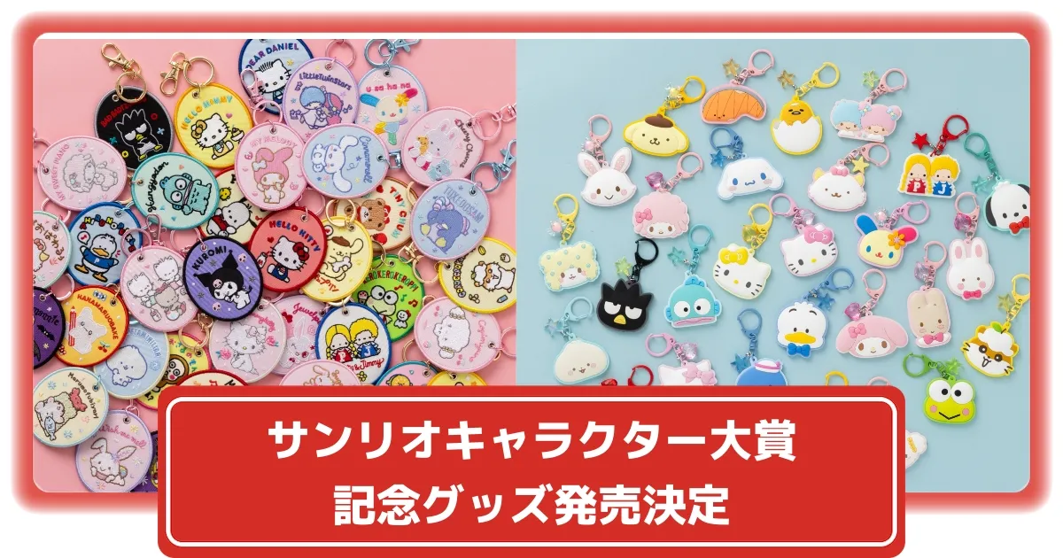 サンリオキャラクター大賞2025セット ナムコ限定アミューズメント専用景品と「2025年サンリオ