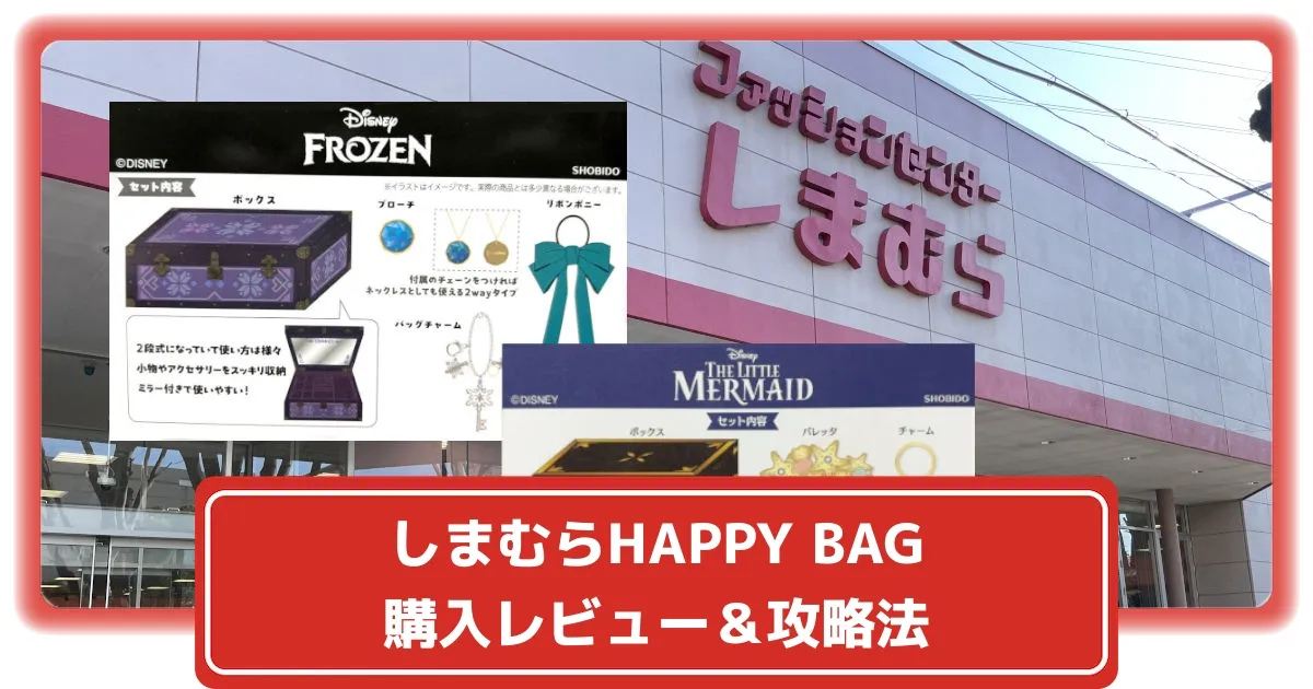 しまむら】ディズニー×ちはる キャリーケース福袋を目当てに並んだ結果