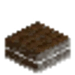 ダークオークのハーフブロック