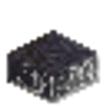 磨かれたブラックストーンのハーフブロック