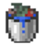 サケ入りバケツ