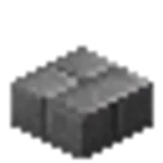 石レンガのハーフブロック