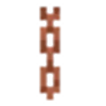 錆止めされた銅の鎖