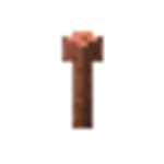 錆止めされた避雷針