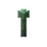 錆止めされた錆びた避雷針