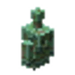 錆びたカッパーゴーレムの像