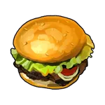 ミルカルビのハンバーガーの画像