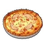 キノコのキッシュの画像