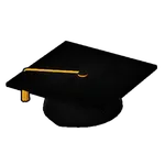 大学の帽子(コモン)の画像