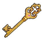 金のカギの画像