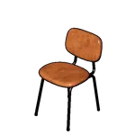 皮張りの椅子の画像