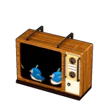 古いテレビの画像