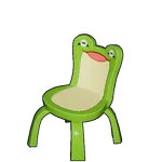 カエルチェアの画像