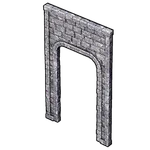 石のパル用通路口の画像