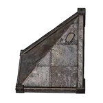 金属の角屋根の画像