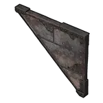 金属の三角壁(反転)の画像