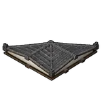 和風な三角屋根Bの画像