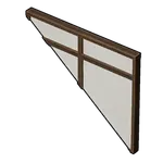 和風な三角壁(反転)の画像