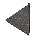 和風な三角斜め屋根の画像