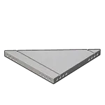 クリーンな三角屋根の画像