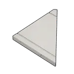 クリーンな三角斜め屋根の画像