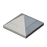 クリーンなピラミッド屋根の画像